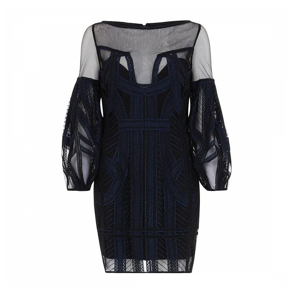 Amanda Wakeley Embroidered Cocktail Dress