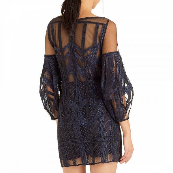 Amanda Wakeley Embroidered Cocktail Dress