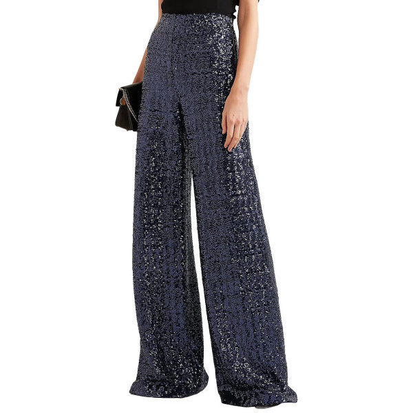 Roland Mouret Fabien Sequinned Tulle Wide-Leg Trousers