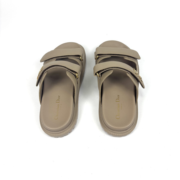 Dior Dway Leather Velcro Sandals