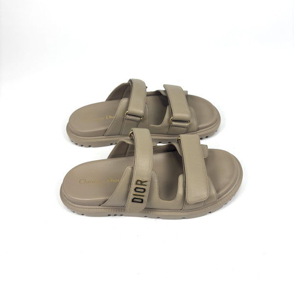 Dior Dway Leather Velcro Sandals