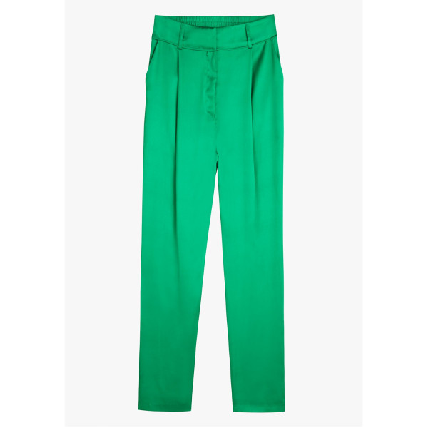 Hush Cecilly Satin Wide Leg Trousers