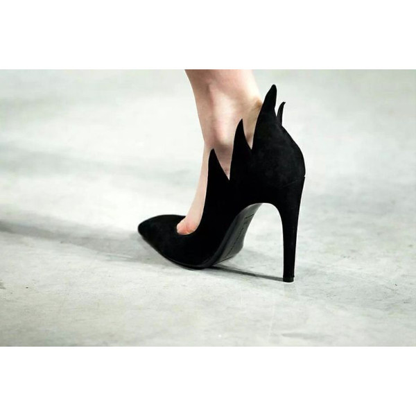 Bottega Veneta Flame Suede Pumps