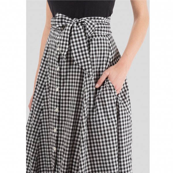 Lisa Marie Fernandez Gingham Skirt