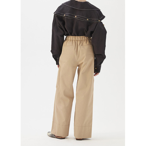 Rejina Pyo Drew Organic Cotton Twill Trousers