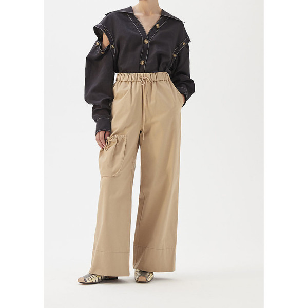 Rejina Pyo Drew Organic Cotton Twill Trousers