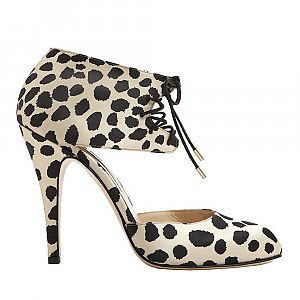 Leopard print sales ankle strap shoes