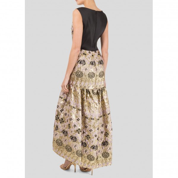 Temperley London Tower Jacquard Long Dress