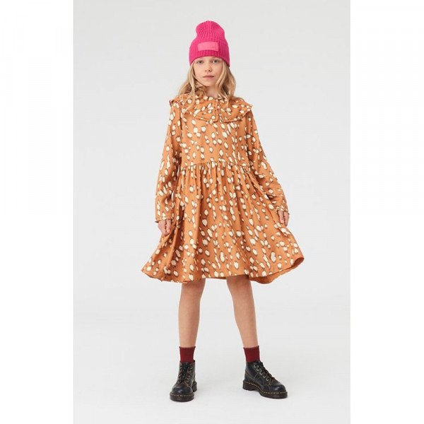 Molo Kids Coco Dress in Graphic Deer