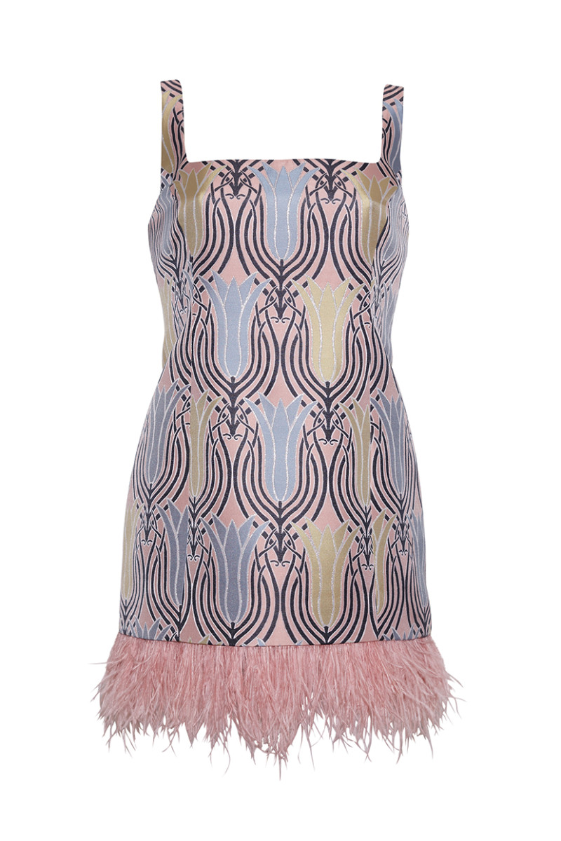 Cara Cara NYC Carlie Mini Dress, Lana Blush