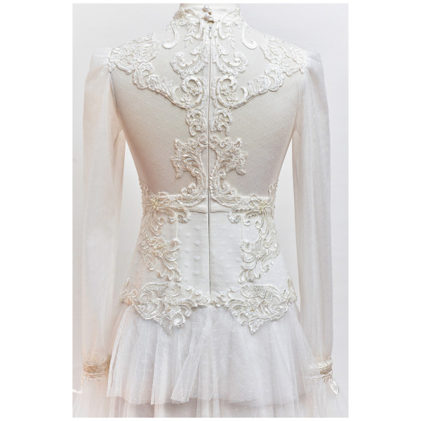 Barrus London Embroidered Tulle Wedding Dress