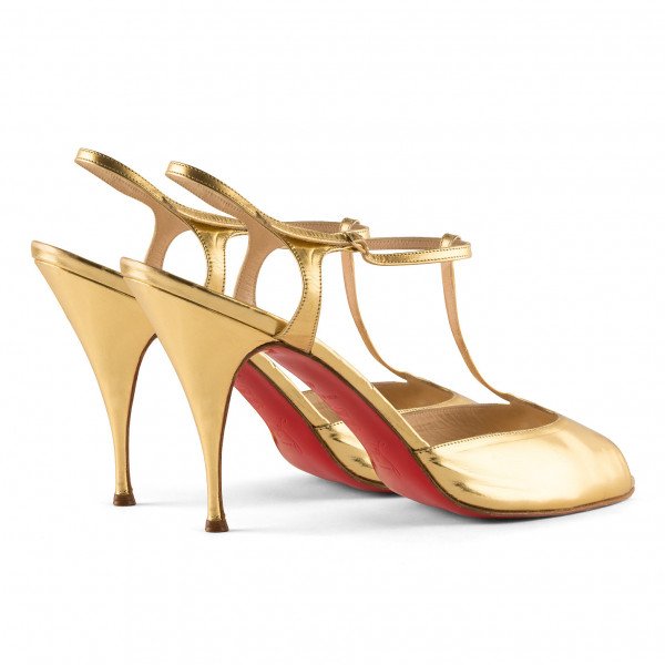 Christian Louboutin Metallic Sandals