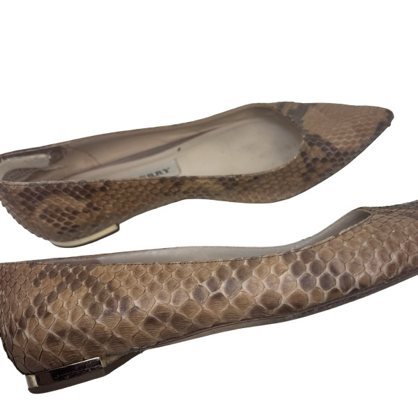 Burberry Python Skin Ballet Flats
