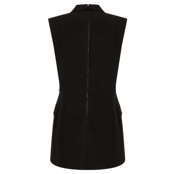 David Koma Button-Embellished Blazer Dress