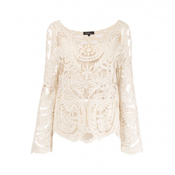 Isabel Marant Embroidered Mesh Top
