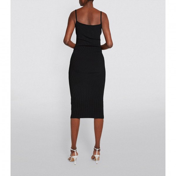 Area Crystal-Embellished Jersey Midi Dress