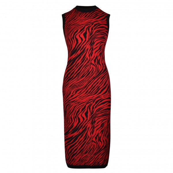 Rent Buy Alexander McQueen Sleeveless Tiger Knit Dress | MY
