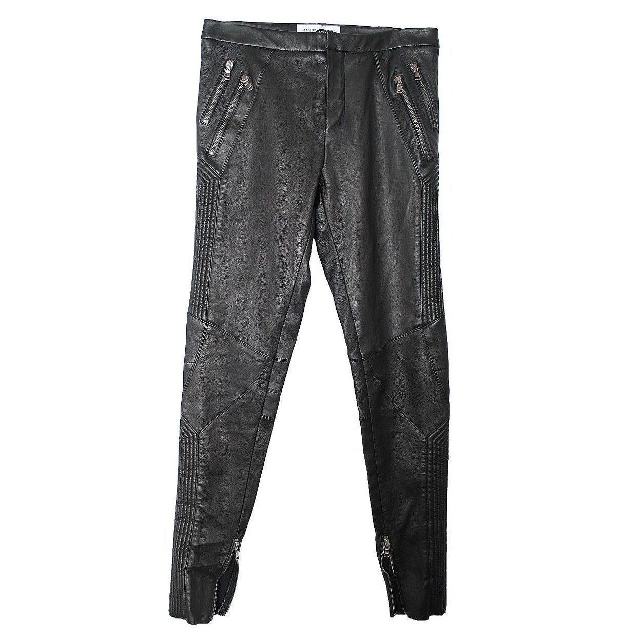 Manuel Facchini Zip-Detail Leather Trousers