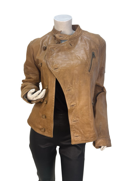 Ralph Lauren Brown Biker Jacket