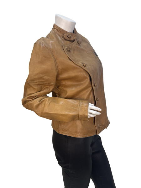 Ralph Lauren Brown Biker Jacket