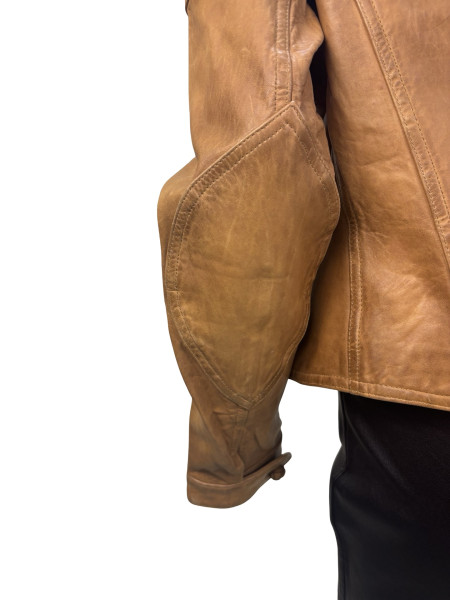 Ralph Lauren Brown Biker Jacket