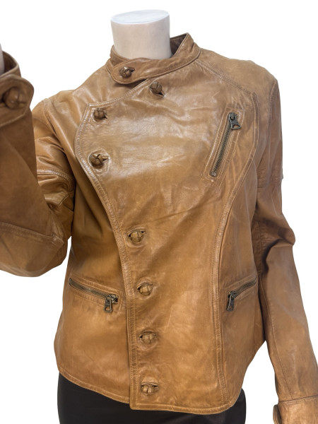 Ralph Lauren Brown Biker Jacket