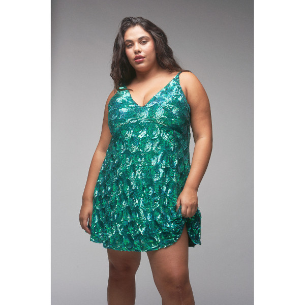 RaeVynn Milla Dress In Swirl Sequins