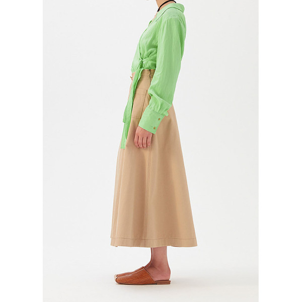 Rejina Pyo Rocco Organic Cotton Twill Skirt