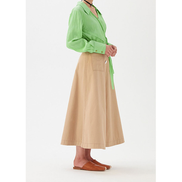 Rejina Pyo Rocco Organic Cotton Twill Skirt