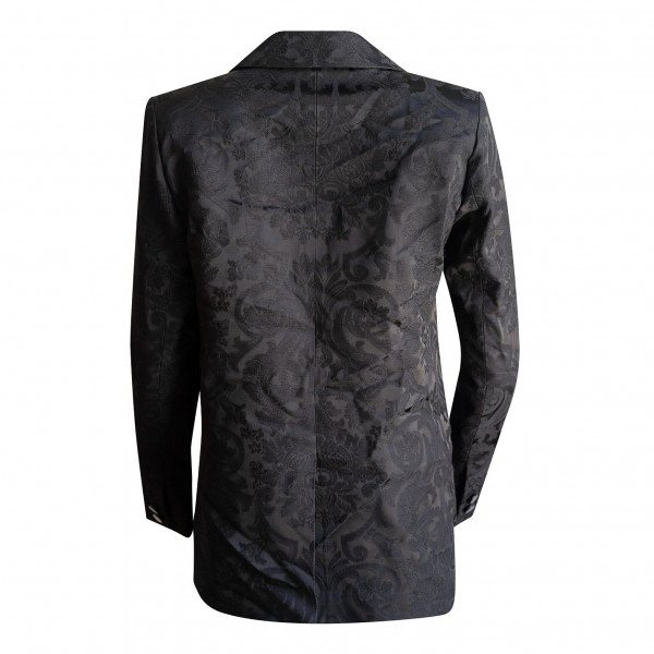 Emilio De La Morena Silk & Cotton Jaquard Blazer