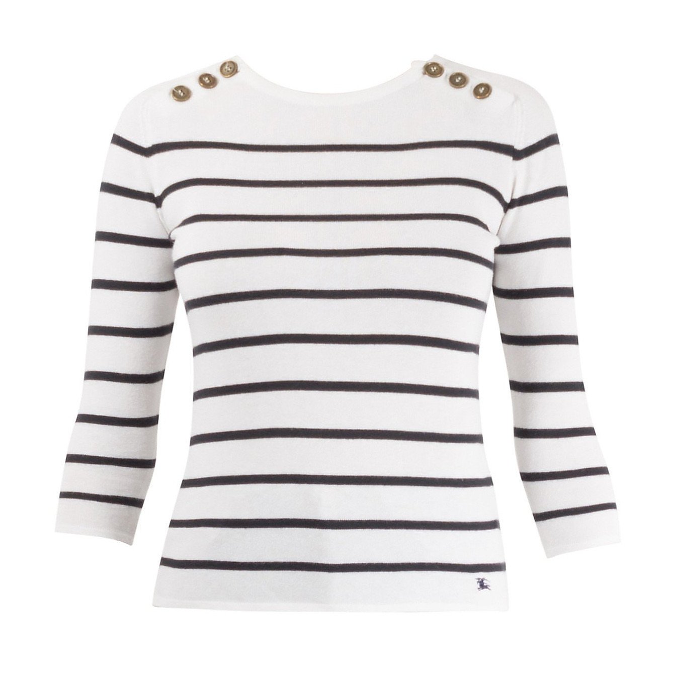 Burberry Striped Cotton Top