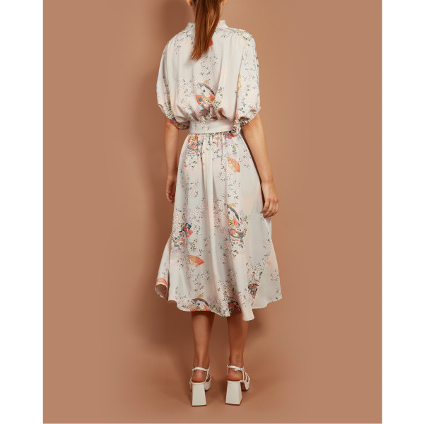 Hit Parade Court Carriage and Blossom Gloria Batwing Dress