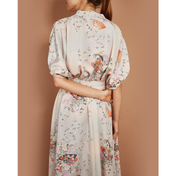 Hit Parade Court Carriage and Blossom Gloria Batwing Dress