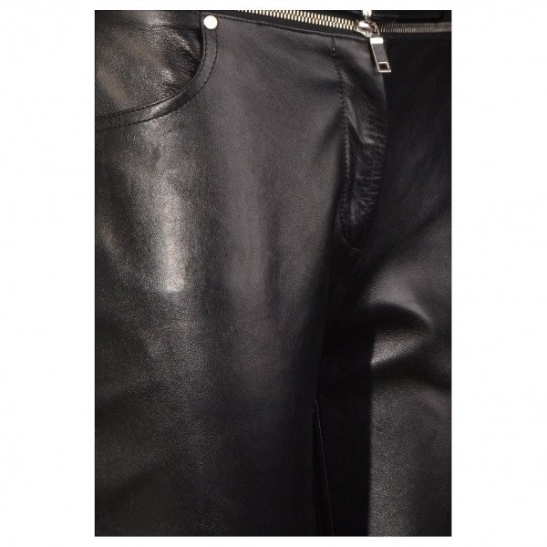 CÉLINE Zip-Detail Leather Trousers