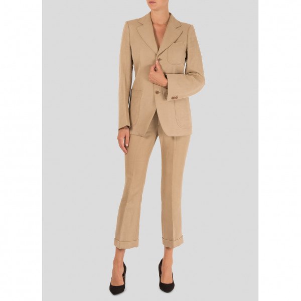 Beige Tailored Blazer