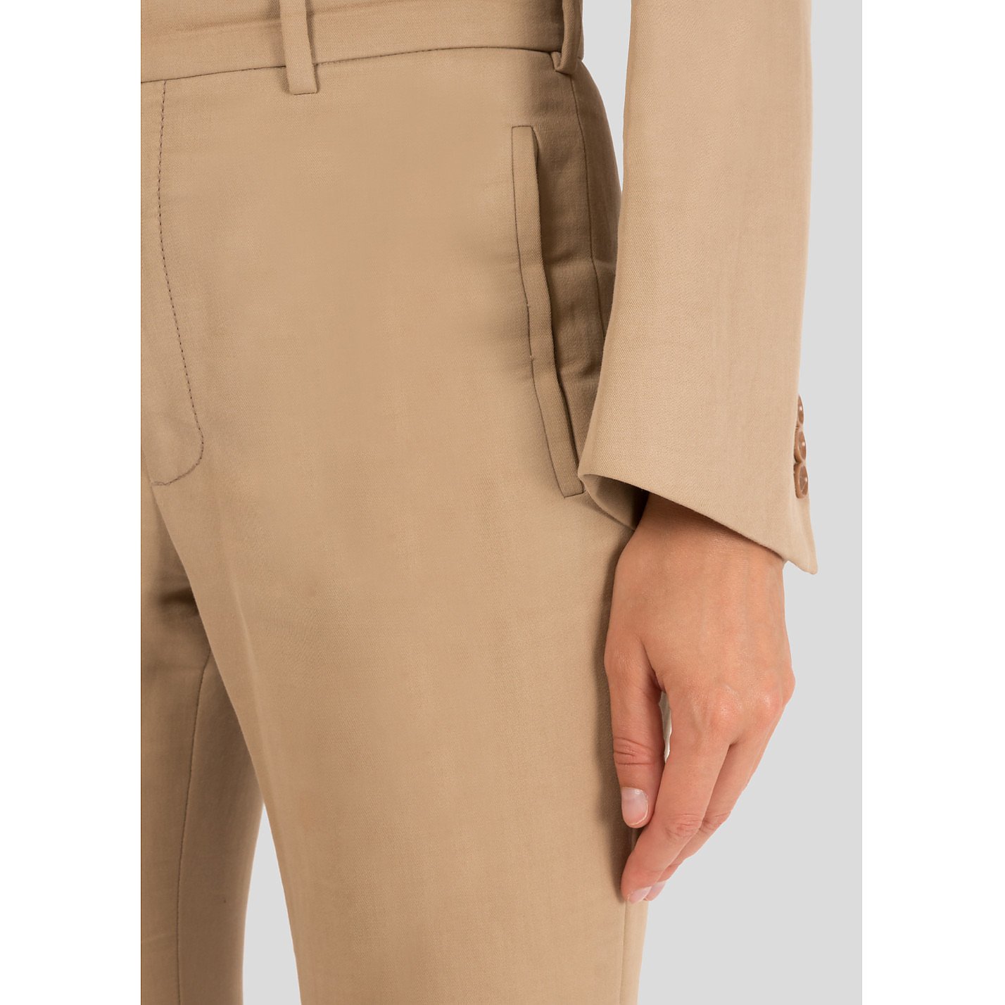 Joseph Cotton-Blend Trouser Suit