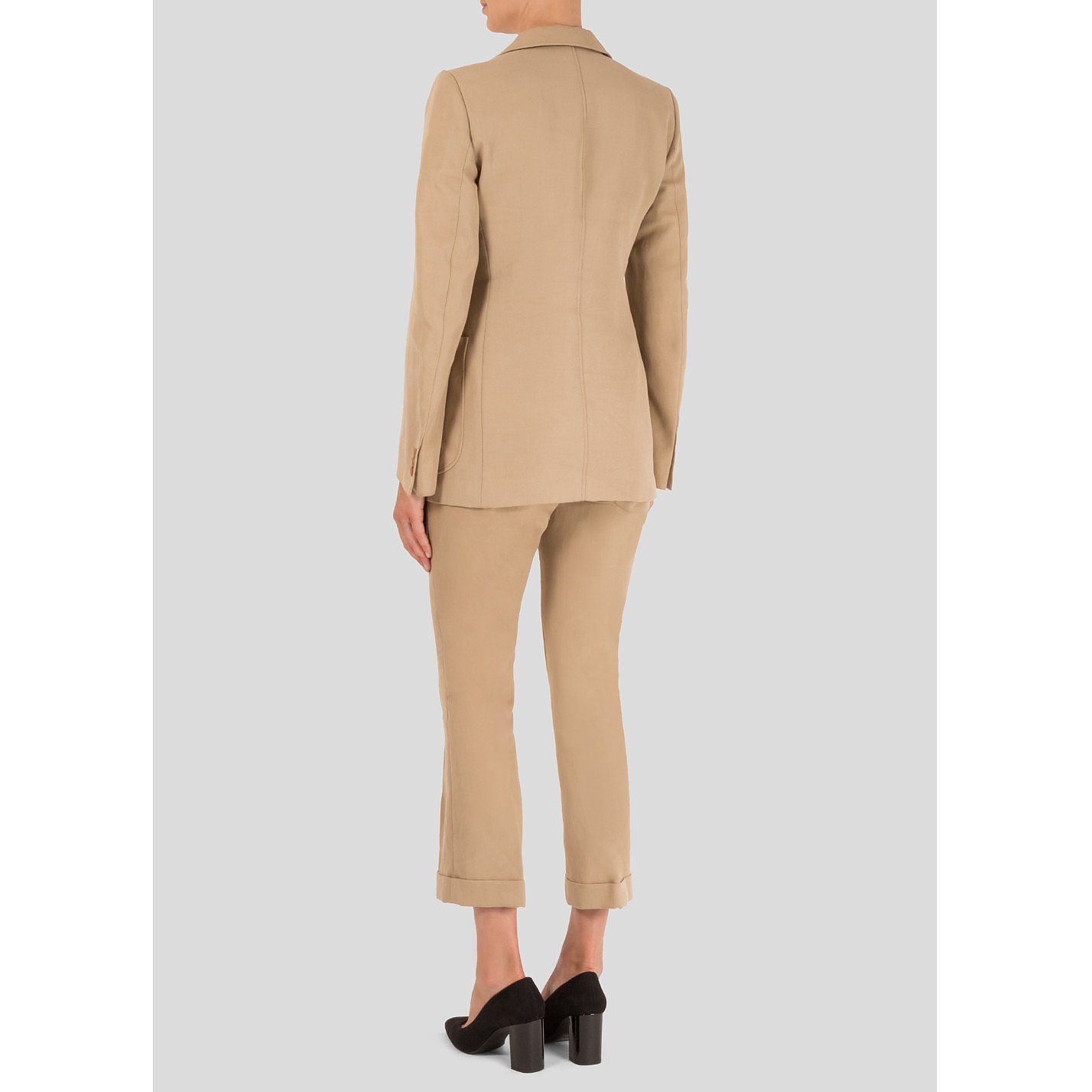 Joseph Cotton-Blend Trouser Suit