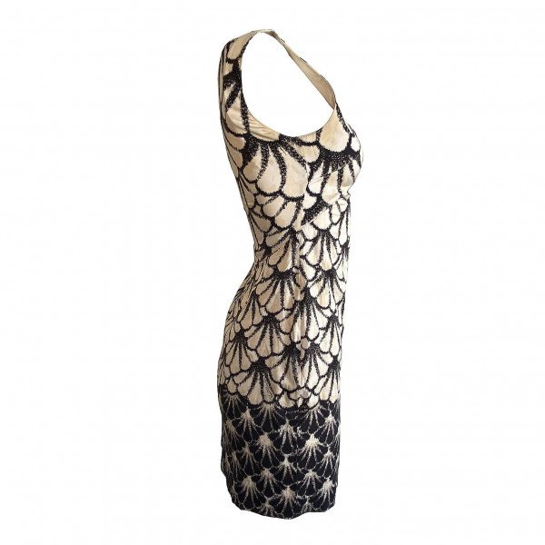 Roberto Cavalli Scallop Print Dress