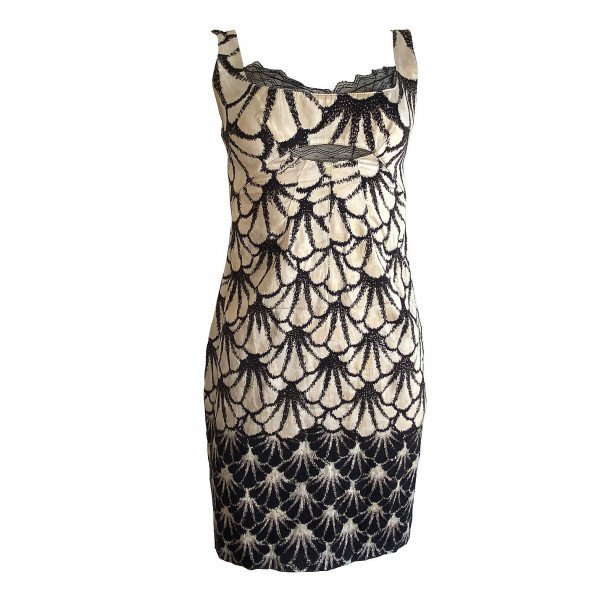 Roberto Cavalli Scallop Print Dress