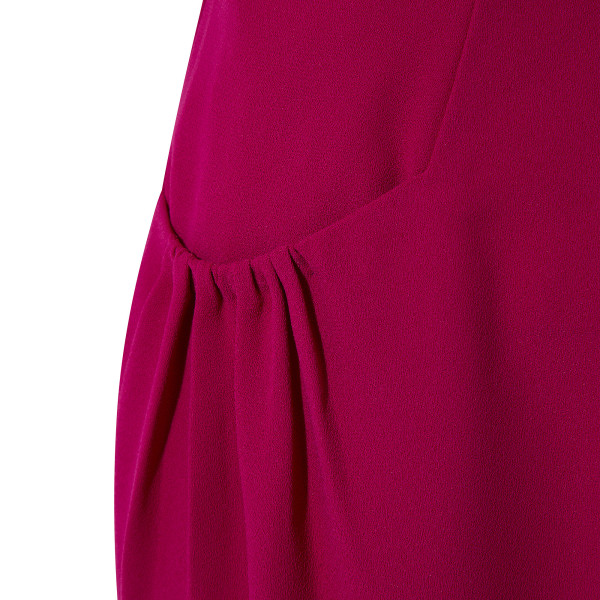 FEMPONIQ Puff Sleeved Crepe Jumpsuit
