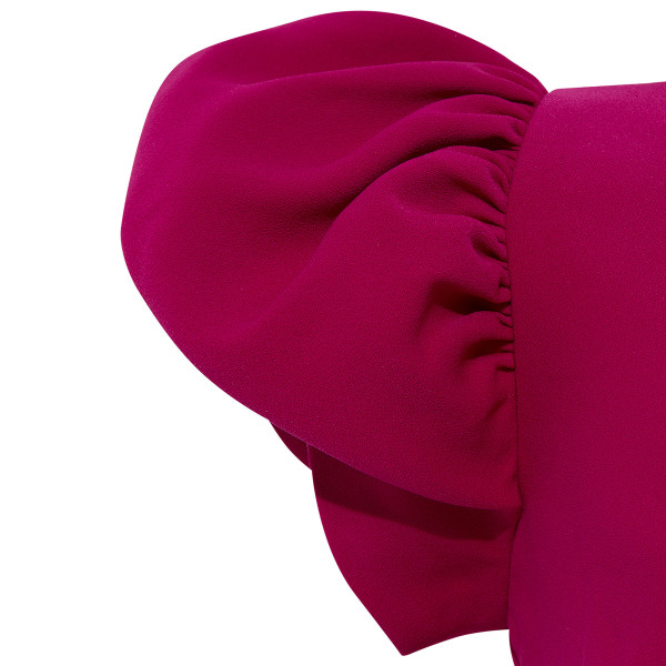 FEMPONIQ Puff Sleeved Crepe Jumpsuit