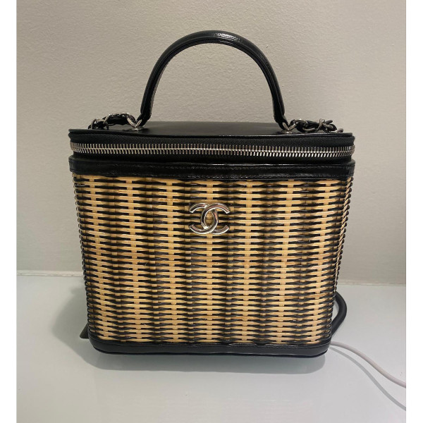 CHANEL Wicker Vanity Case