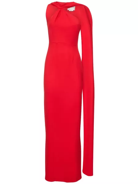 Roland Mouret CAPED CADY MAXI DRESS