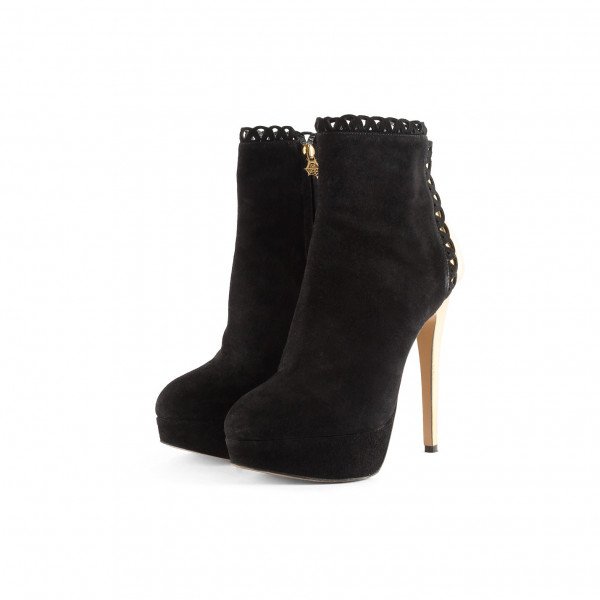 Platform stiletto best sale ankle boots