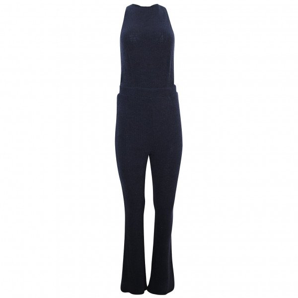 Lavish Alice Rib Knit Halterneck Jumpsuit