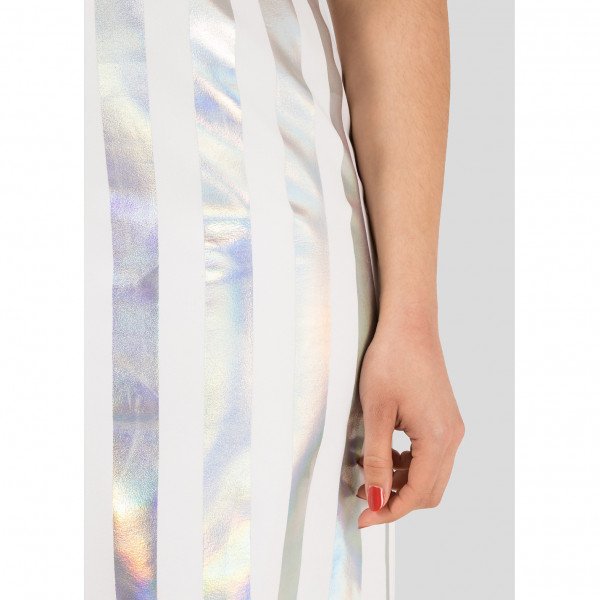 Jonathan Saunders Issy Holographic Striped Pencil Skirt