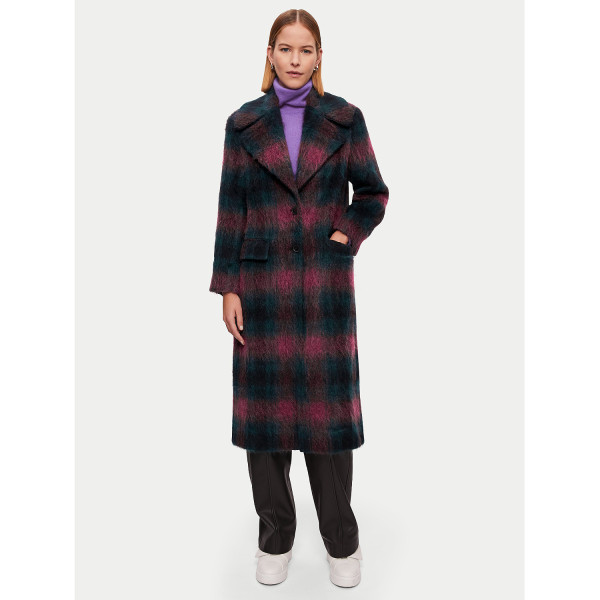 Jigsaw Ombre Check Coat