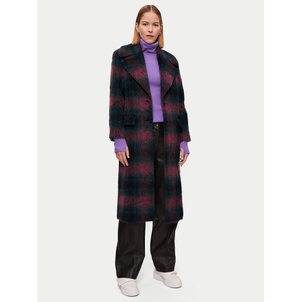 Jigsaw Ombre Check Coat