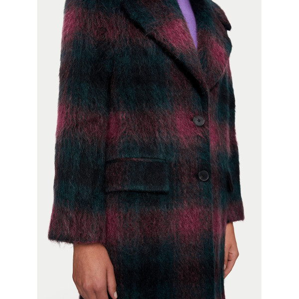 Jigsaw Ombre Check Coat