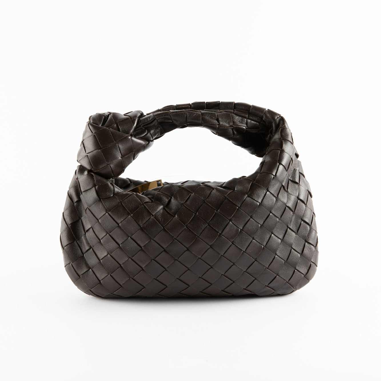 Bottega Veneta Mini BV Jodie Leather Clutch Bag